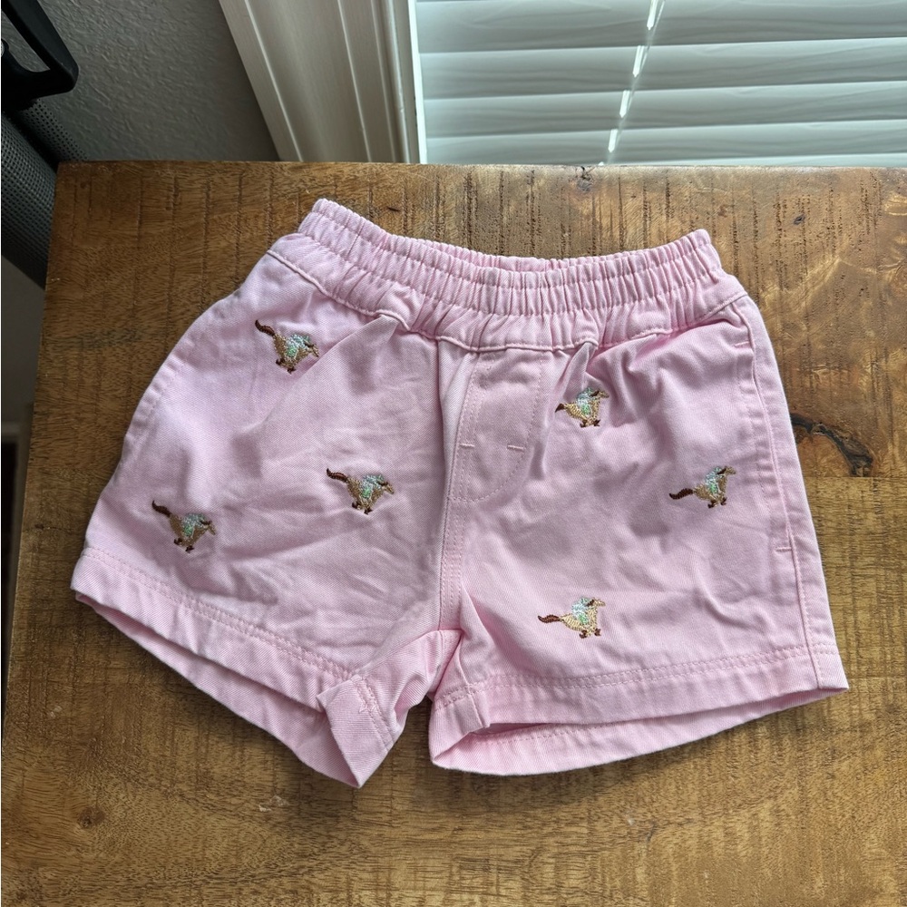 TBBC Sheffield Shorts Pink with Embroidered Design